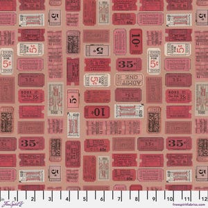 Tim Holtz Palette - Red Tickets || Rode collectie || Free Spirit-stoffen