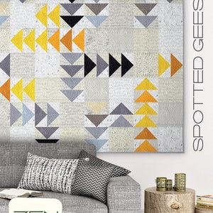 Spotted Geese - Zen Chic Quilt Pattern