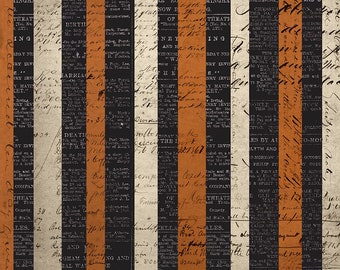 Tim Holtz Canvas // Embrujado - Multi // Espantoso // Espíritu libre // Tela moderna