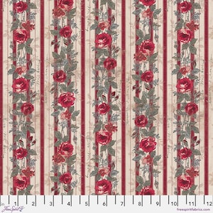 Tim Holtz Palette - Wallpaper || Red Collection || Free Spirit Fabrics