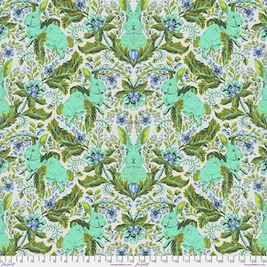 Hoppy Go Lucky - Starlight || Full Moon Forest II - Tula Pink 50th Fabric Collection || Quilting Cotton