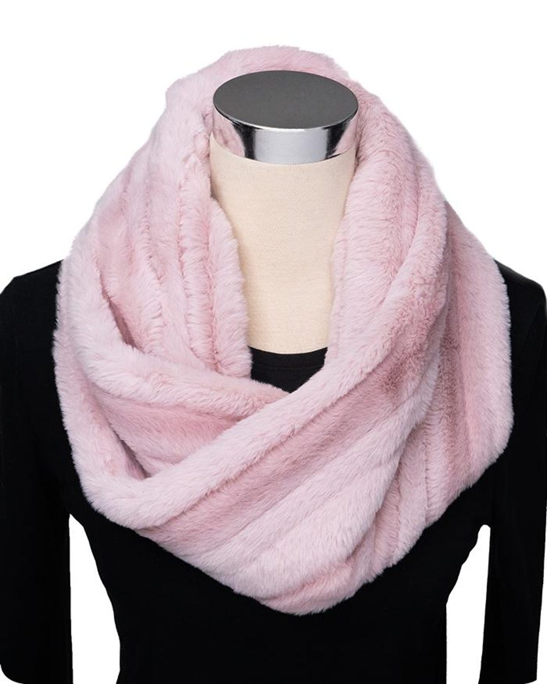 Infiny Republic - Kiss Kiss Coperta in morbido pile nero e rosa per i