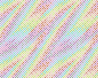 Northern Lights - Mint || Tula Pink True Colors Minky || 60" Wide