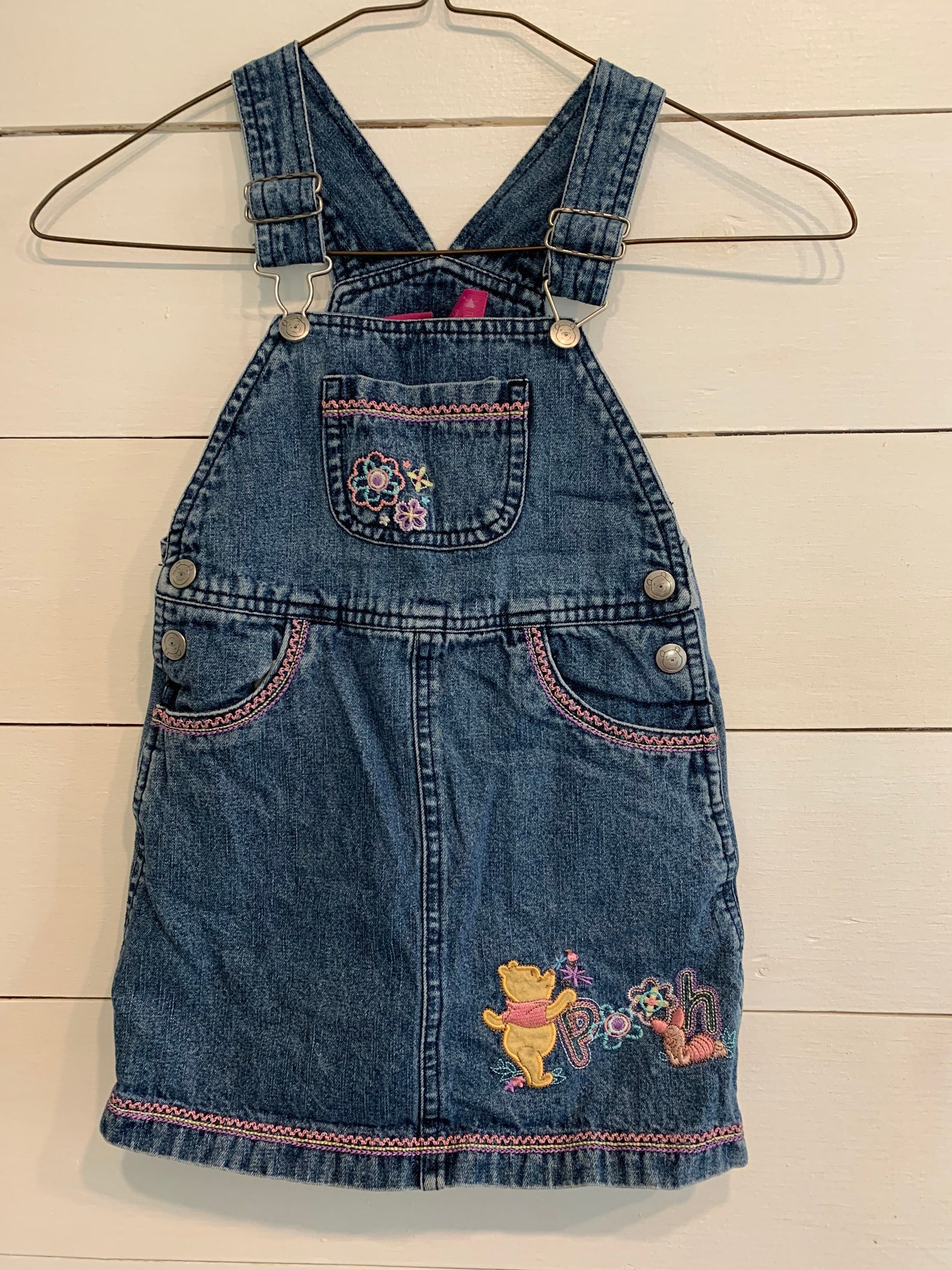 winnie the pooh overall dress