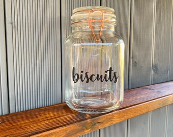 Personalised large jar