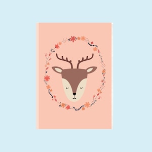 A5 deer notebook