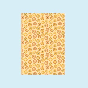 A5 lion notebook