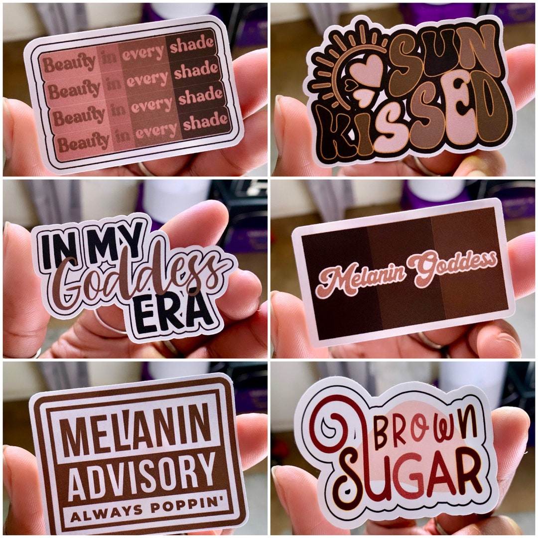 MELANIN STICKERS Black Girl Magic Stickers Black Girls Rock Melanin ...