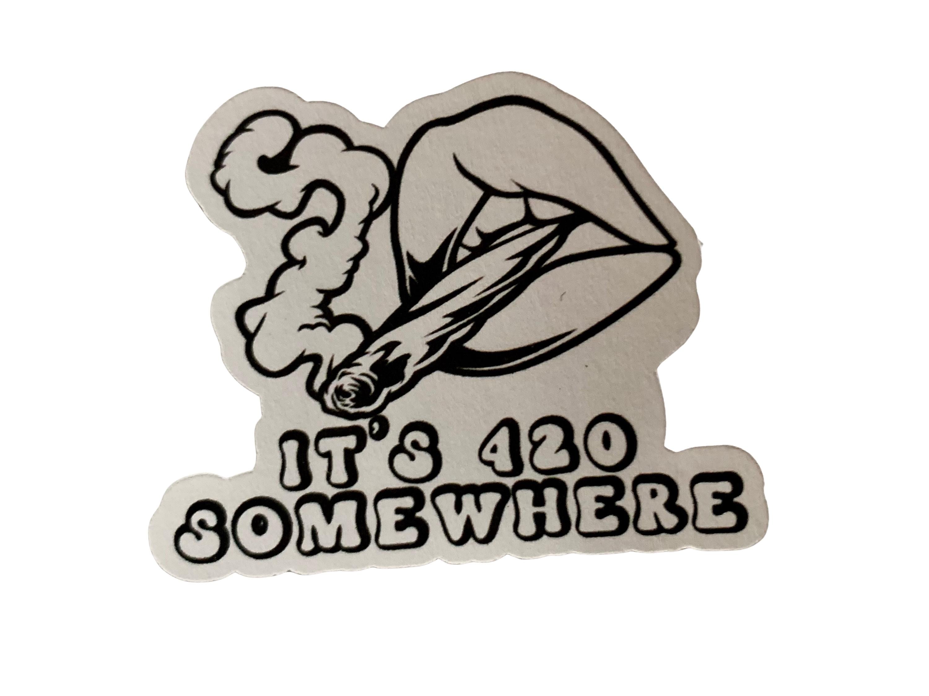 420 HOLOGRAPHIC STICKERS (sold Individually) - Etsy