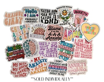 STICKERS ANGST ADHD (afzonderlijk verkocht) M