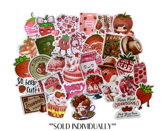AARDBEISTICKERS (afzonderlijk verkocht)