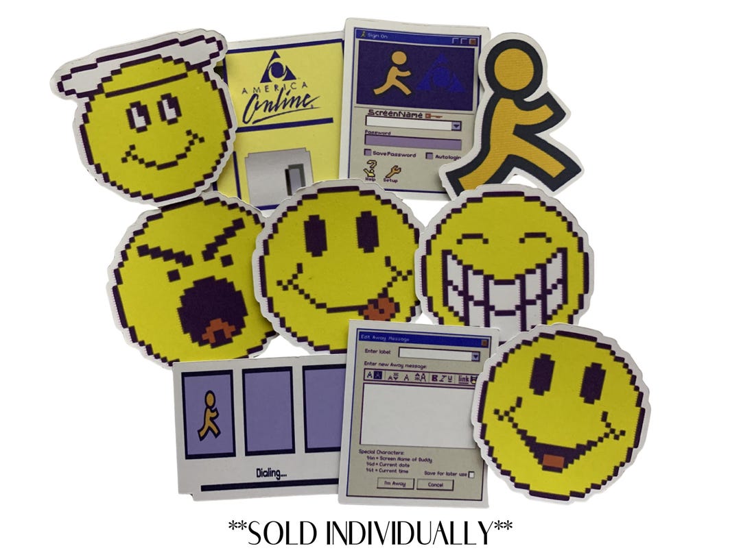 AIM STICKERS (sold Individually) M - Etsy