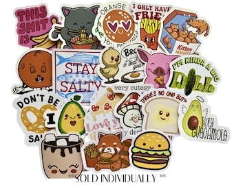 STICKERS MET VOEDSELTHEMA (afzonderlijk verkocht) M