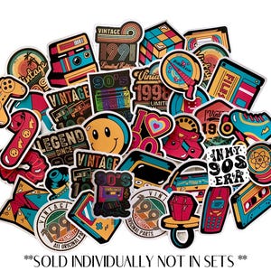 90&#39;s STICKERS| Nostalgia *Sold Individually*