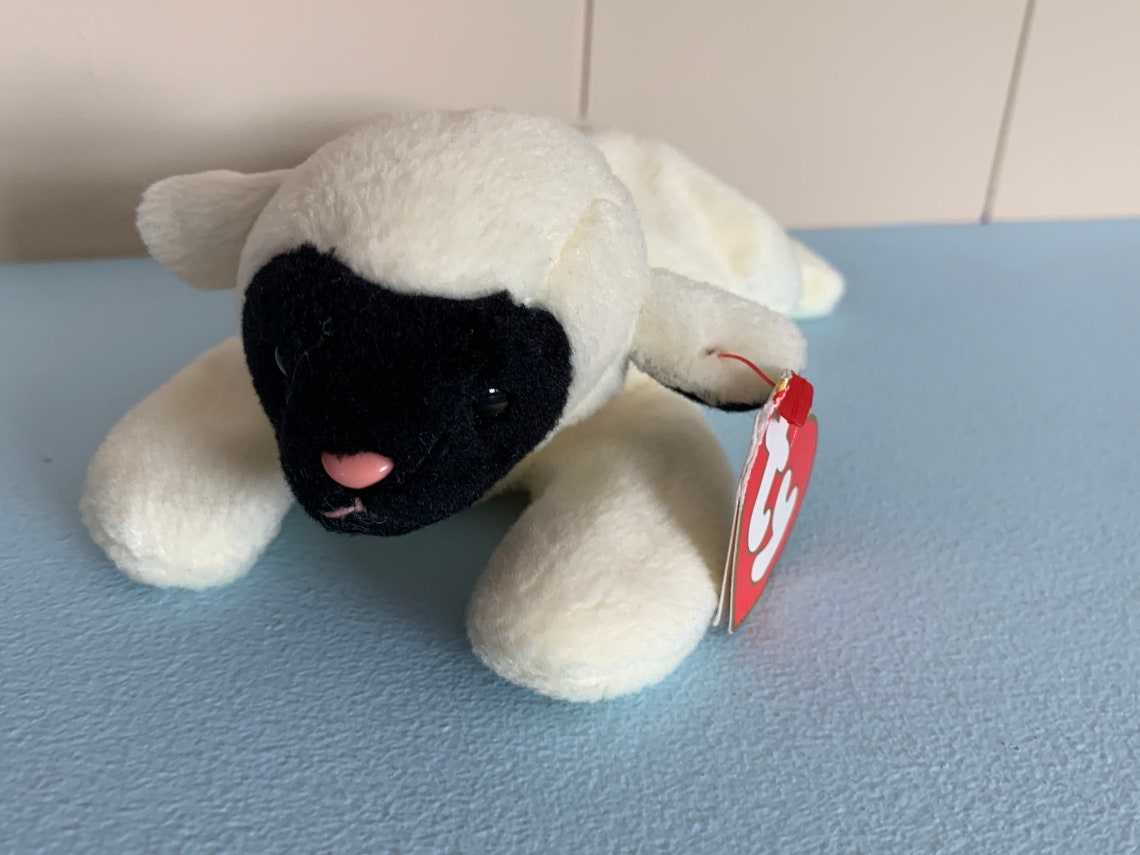 RETIRED Chops the Lamb 1993 1995 Beanie Babies Etsy
