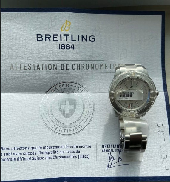 NIB Breitling automatic Colt chronometer A1731310… - image 8