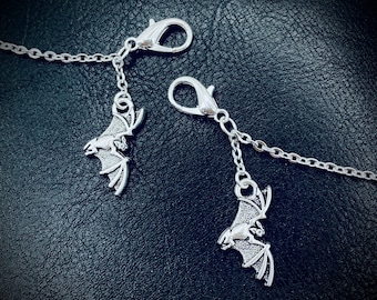 Cadena para gafas de 24" a 30", cadena para gafas con forma de murciélago volador, correa para gafas, cadena para gafas, cordón, regalo, cordón para gafas, sujetador, cadena para máscara, regalo