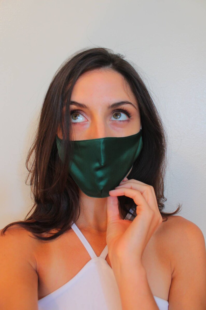 Silk face mask face mask 100 Silk Breathable Adjustable Etsy