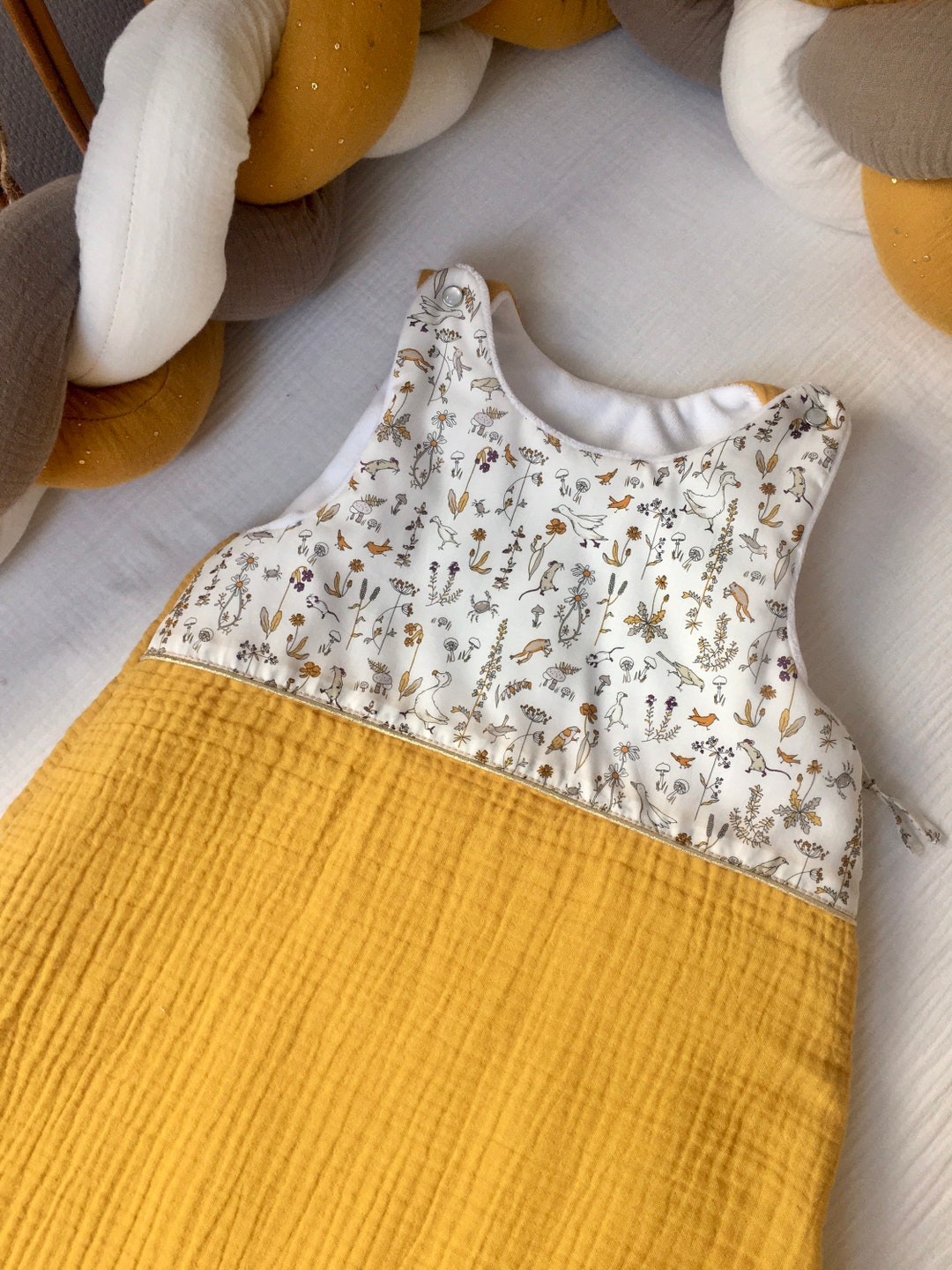 Gigoteuse été en tissu Liberty et gaze de coton ⭐️PROMO