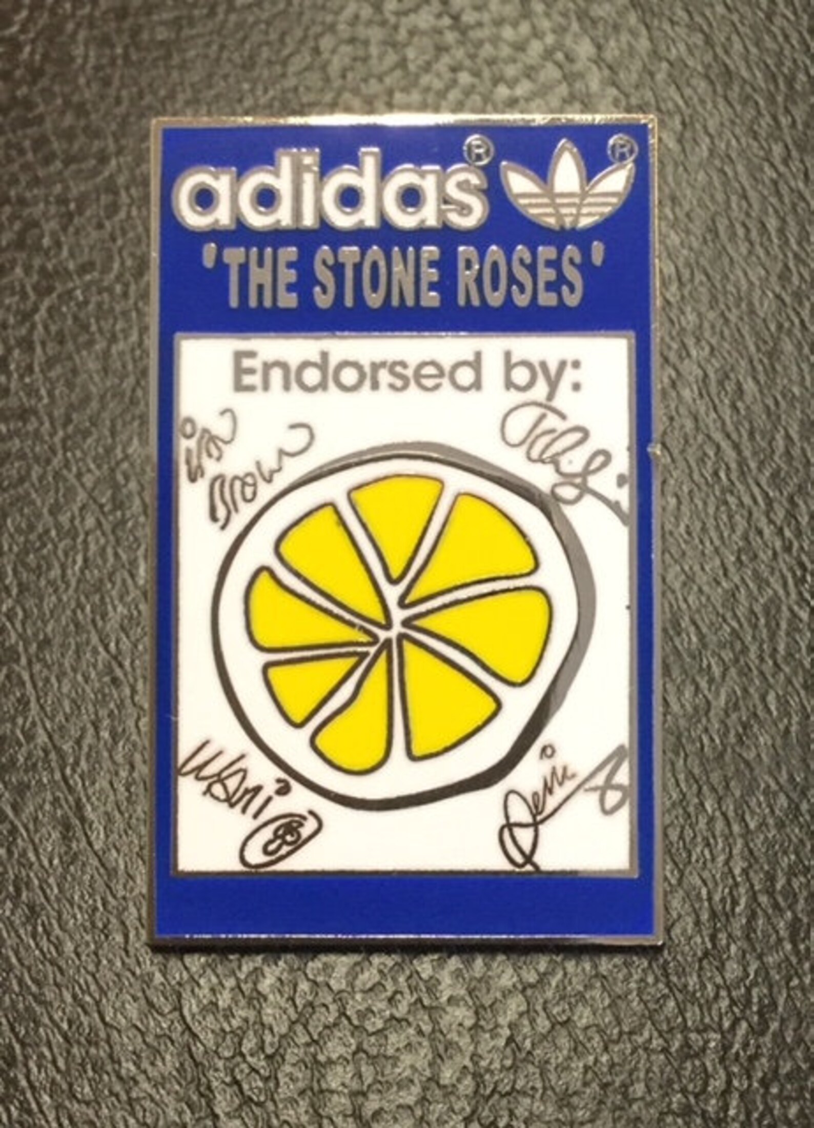 The STONE ROSES Adidas Endorsed Enamel Pin Badge Souvenir | Etsy