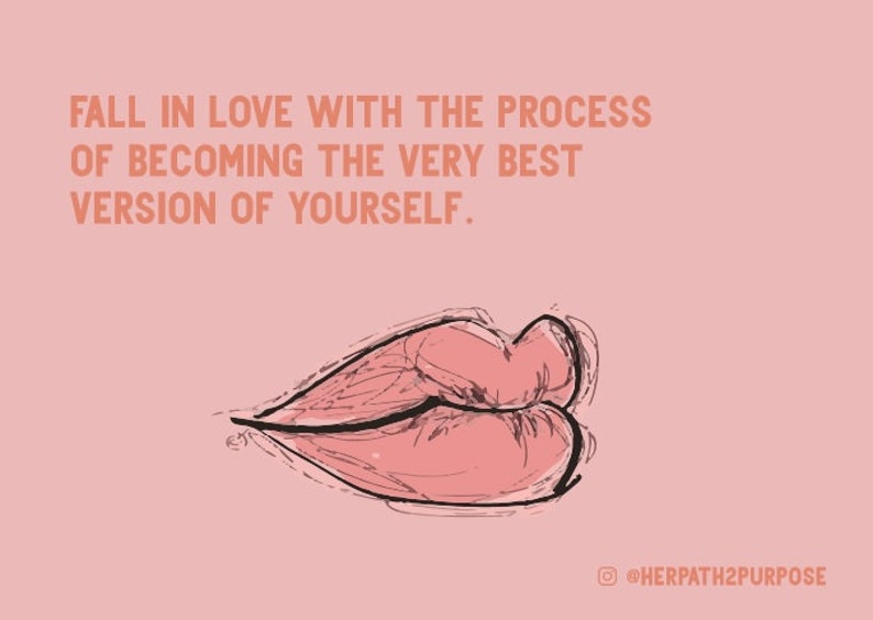 Fall In Love With You Home Decor Wall Art Digital Print Etsy