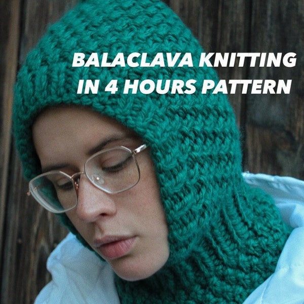Balaclava Knitting Pattern Etsy