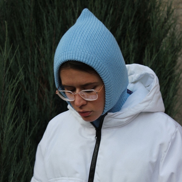 Light Blue Balaclava Etsy