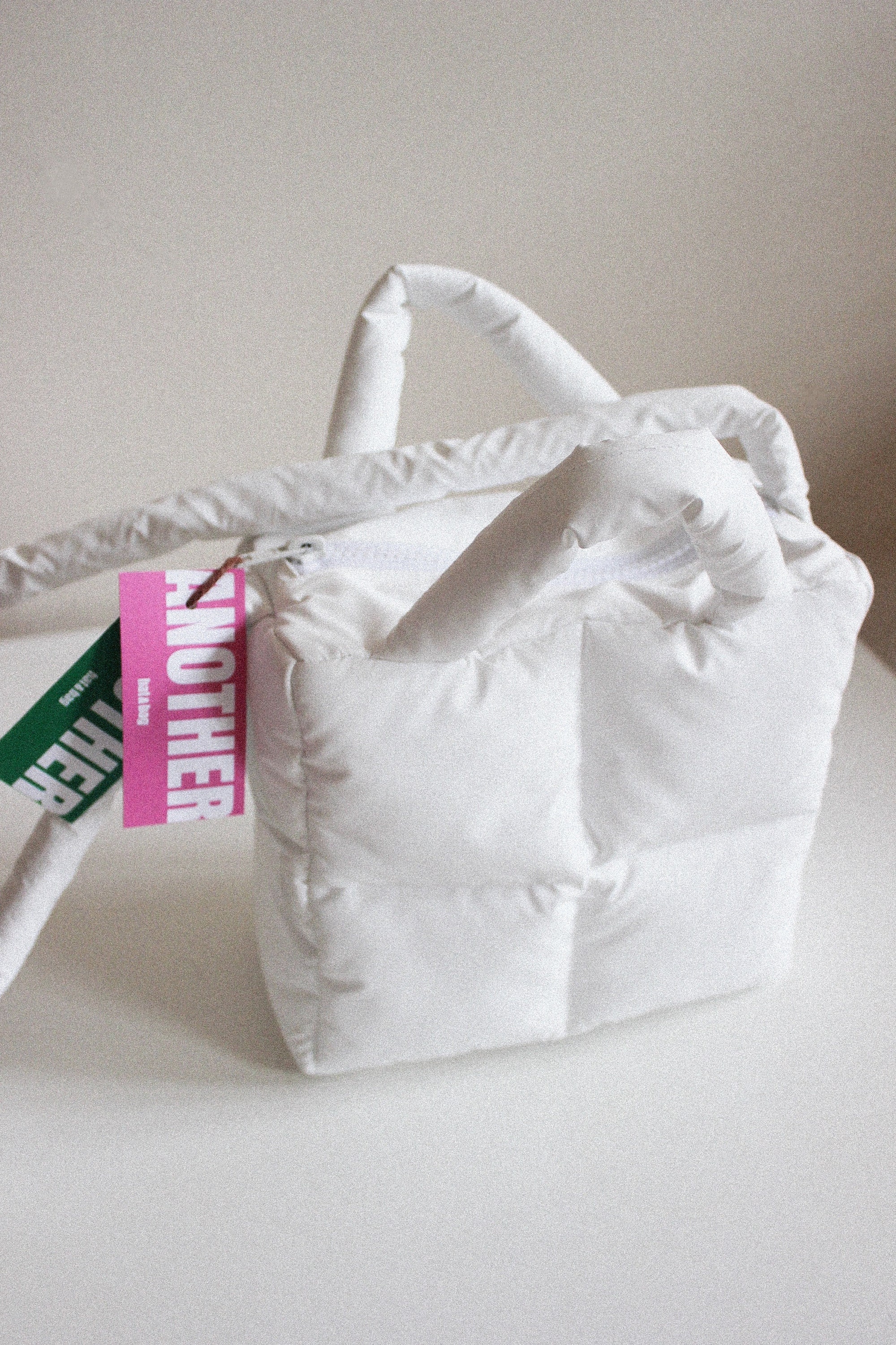MINI PILLOW PUFFER Essential Bag in White, Tote Bag - Etsy