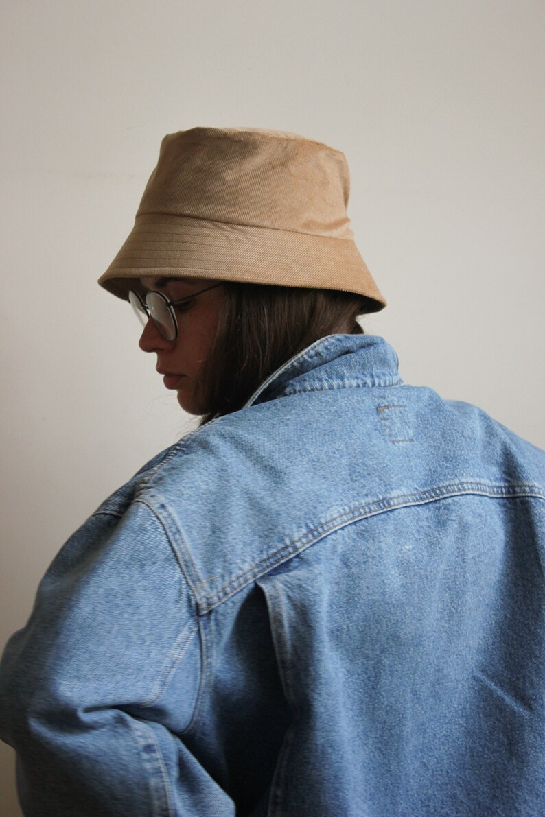 Corduroy Bucket Hat in Tortilla Brown Etsy