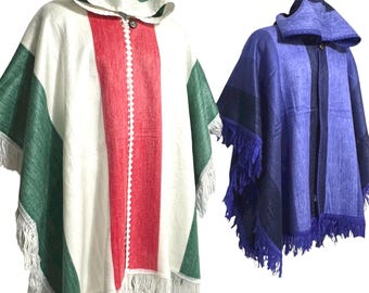 Purple Alpaca Poncho, Handmade Native Poncho, Alpaca Gaban, Lightweight Cape, Tribal Design Poncho, Unisex hooded Poncho, Alpaca Shawl.