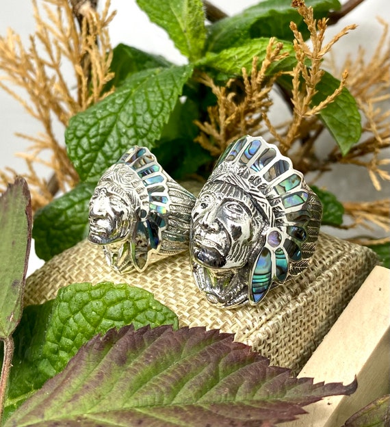 Anillo de indio plata sale