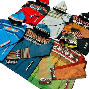 From Left to Right Top to bottom.
Red Wolf, Gray, Black/Brown Bear, 
Blue, Pine Green, Multicolor Wolf.
