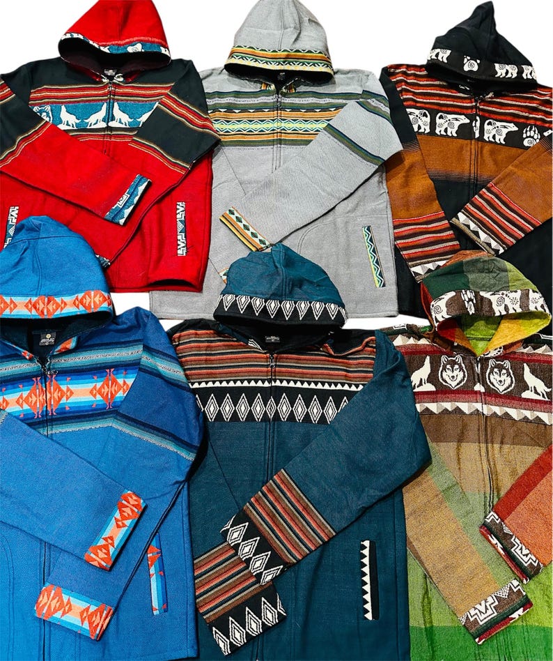 From Left to Right Top to bottom.
Red Wolf, Gray, Black/Brown Bear, 
Blue, Pine Green, Multicolor Wolf