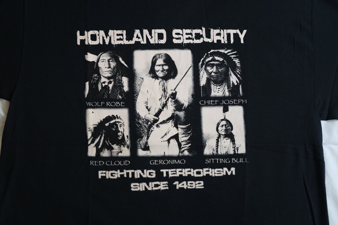 Homeland Security 100 Cotton Mens Cut Tshirt Chief Etsy