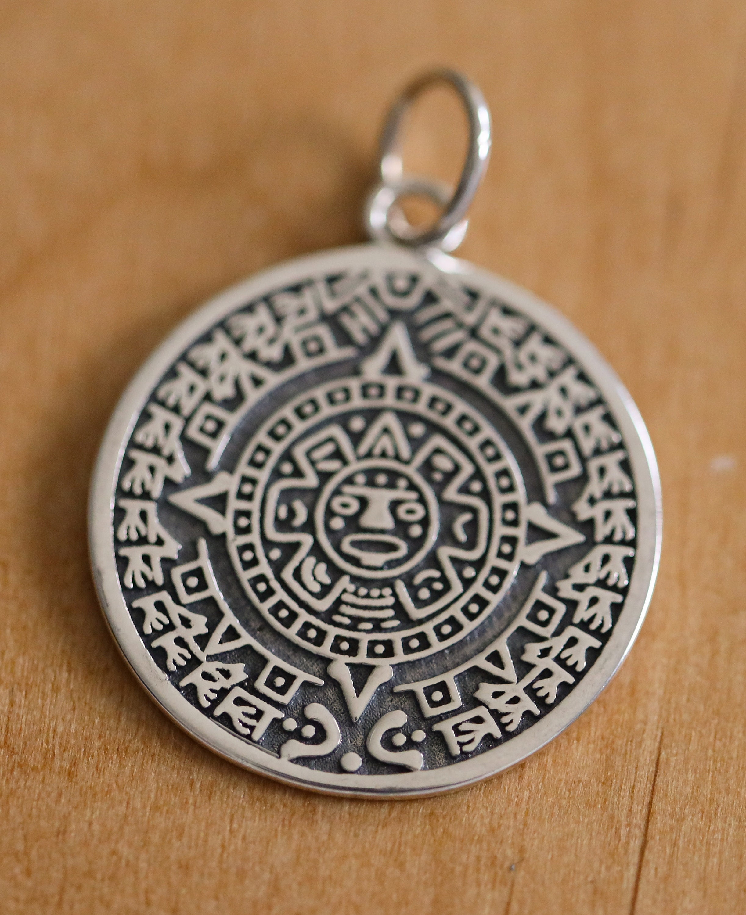 Aztec sun pendant sale