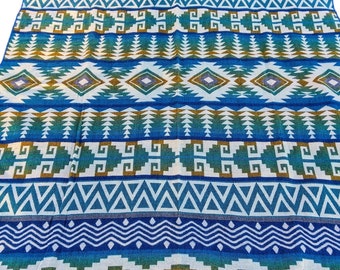 Manta occidental, manta reversible, manta nativa, manta reversible, manta de lana de alpaca, manta de diseño geométrico, ropa de cama de decoración del hogar.