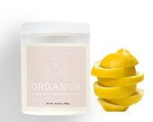 Body Butter - Lemon Scent, Hair Cream, Vegan, Organic, Cruelty-Free, Paraben-Free (Shea Butter, Coconut Oil, Aloe Vera)
