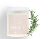 Body Butter - Rosemary Scent - Hair Cream, Vegan, Organic, Cruelty-Free, Paraben-Free (Shea Butter, Coconut Oil, Aloe Vera)