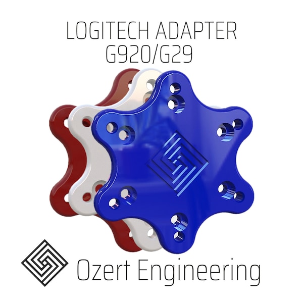 Logitech G920 G29 G27 70mm Steering Wheel Adapter UK UPDATED