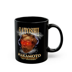 Tazza da caffè Bitcoin regalo per trader di criptovalute / Tazza BTC di Satoshi Nakamoto