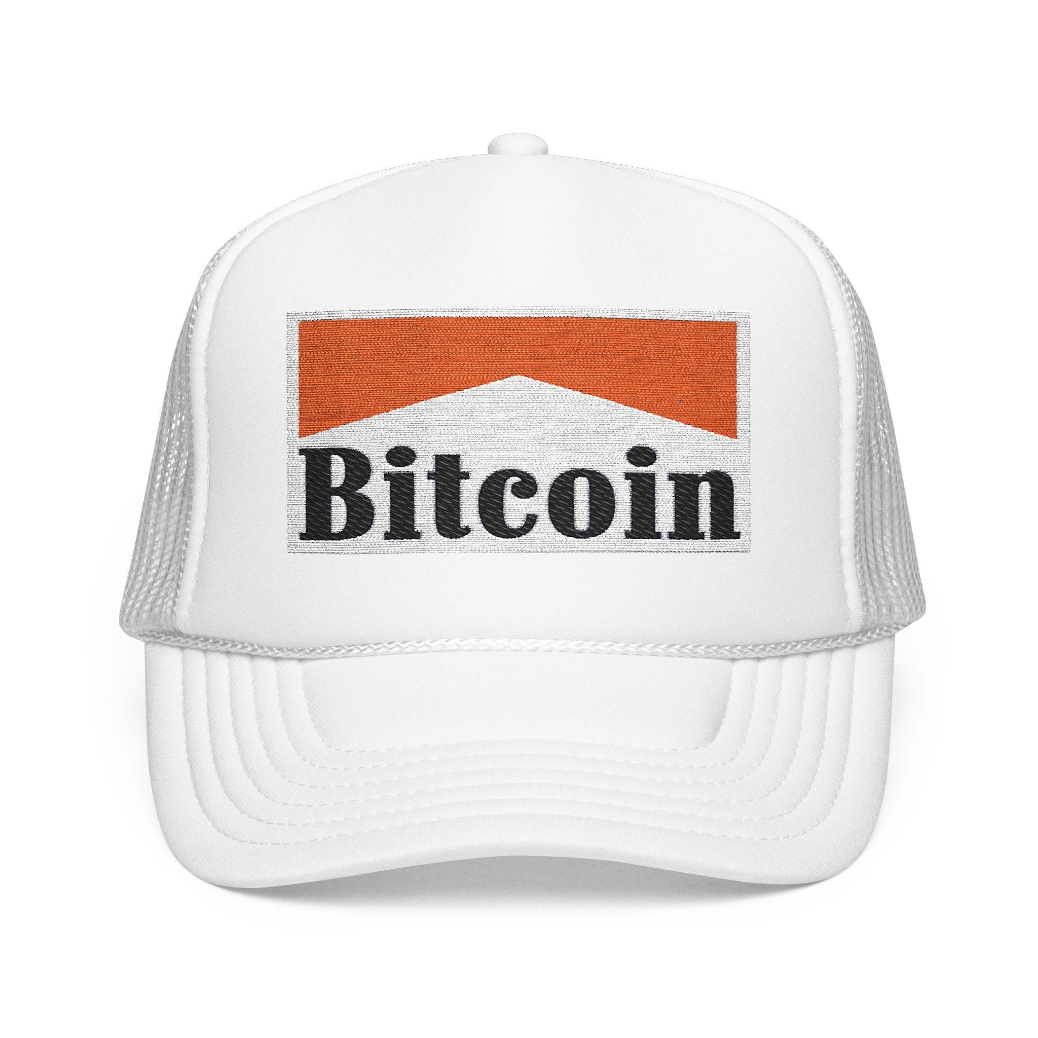 Bitcoin Embroidered Trucker Hat: Crypto Enthusiast Style