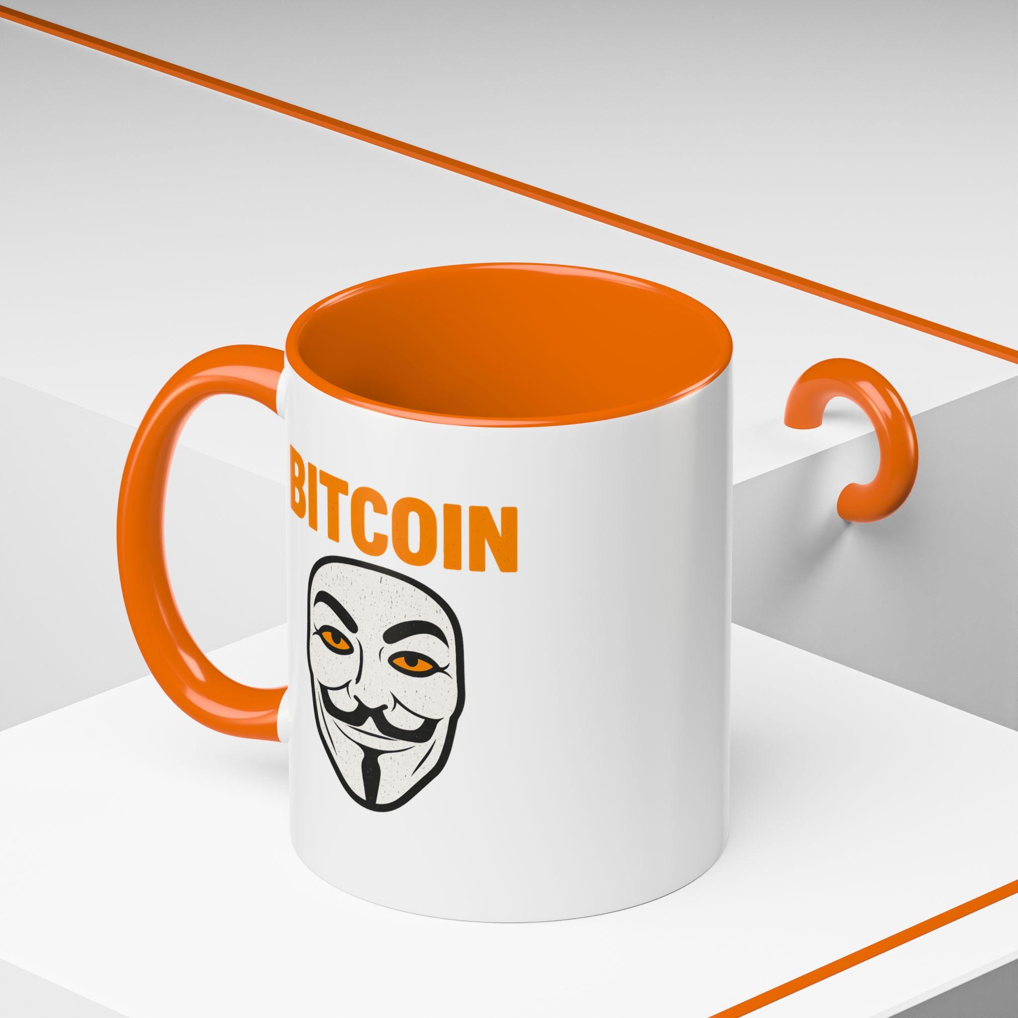 ビットコインコーヒーマグ：面白い暗号ハッカーへの贈り物 - Etsy 日本