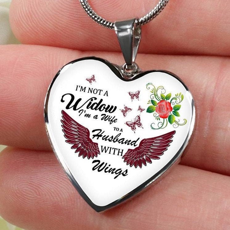 Gift For A WIdow I Am Not A Widow Necklace Jewelry Ideas Etsy