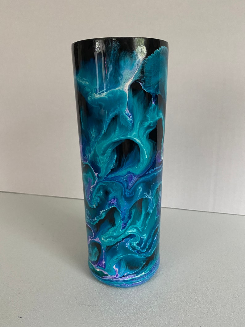 Custom Stainless Tumbler with Epoxy Coating Etsy