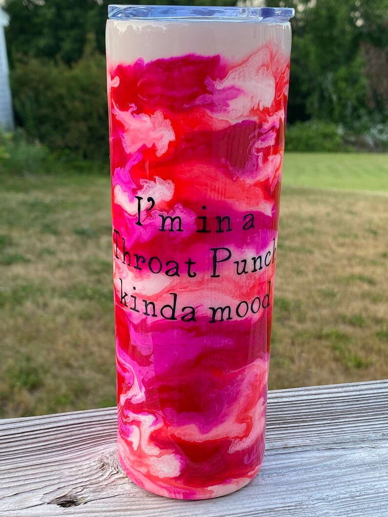 Custom Stainless Tumbler with Epoxy Coating Etsy