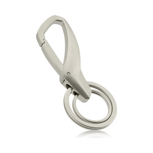 KARABI karabijnhaaksleutelhanger met 2 sleutelhangers - karabijnhaak - ook perfect als cadeau voor mannen of vrouwen