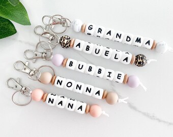 Grandma Keychain, Keychain for Grandma, Nana Keychain, Purse Charm, Gift for Grandma