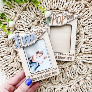 Father’s Day Gift, Personalized Photo Frames, Gifts for Grandpa, Uncle Gifts, Custom Photo Magnet, Gift for Dad, Custom Frame, Picture Frame