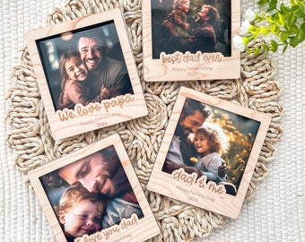 Personalized Fridge Magnet, Custom Photo Frame, Father’s Day Frame, Grandpa Gift, Photo Frame, Photo Frame Keepsake, Cute Gift for Dad,