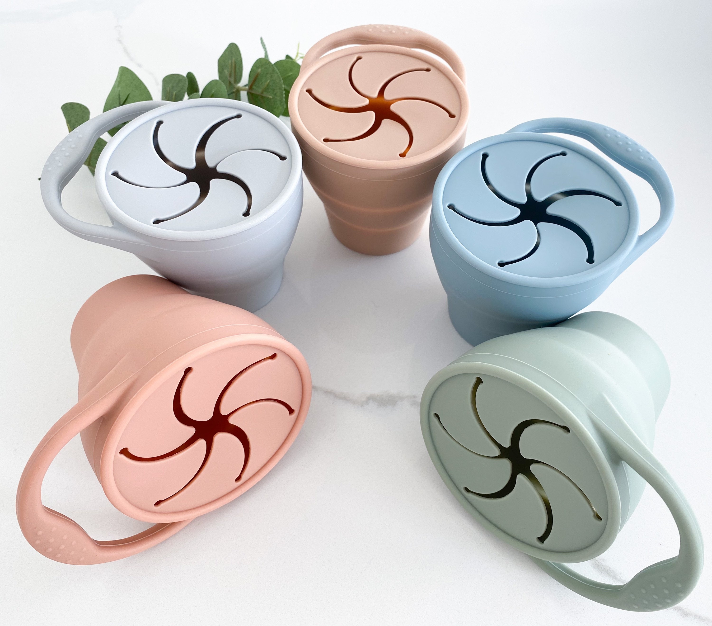 Snack Cups/Silicone Snack Cups/collapsible Snack Cups/ Kids Etsy